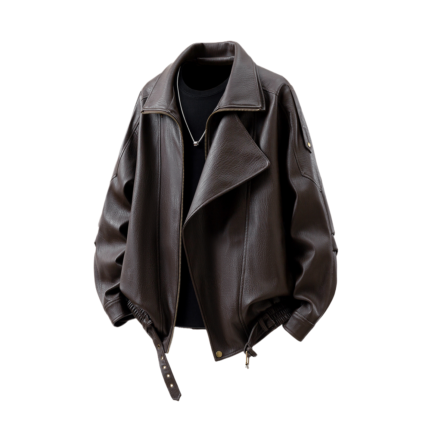 Litchi Leather Jacket