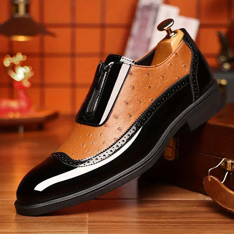 Men's leather shoes