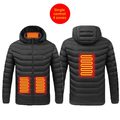 USB Electric Heating Winter Jacket for Men and Women