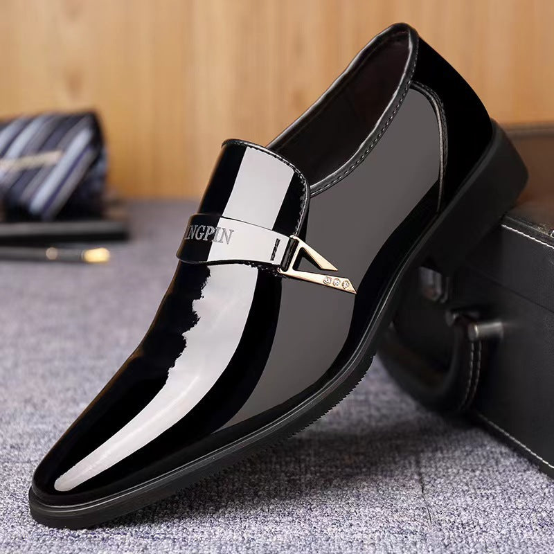 Mens Leather Shoes Business Casual Formal British Style