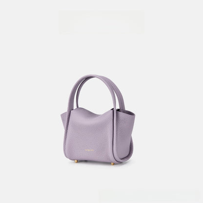 Songmont Mini Genuine Leather Bucket Bag