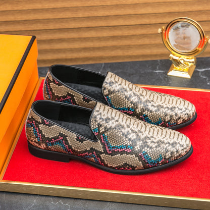 Men's Formal Leather Shoes Pointed Toe Business Wedding Oxford Shoes