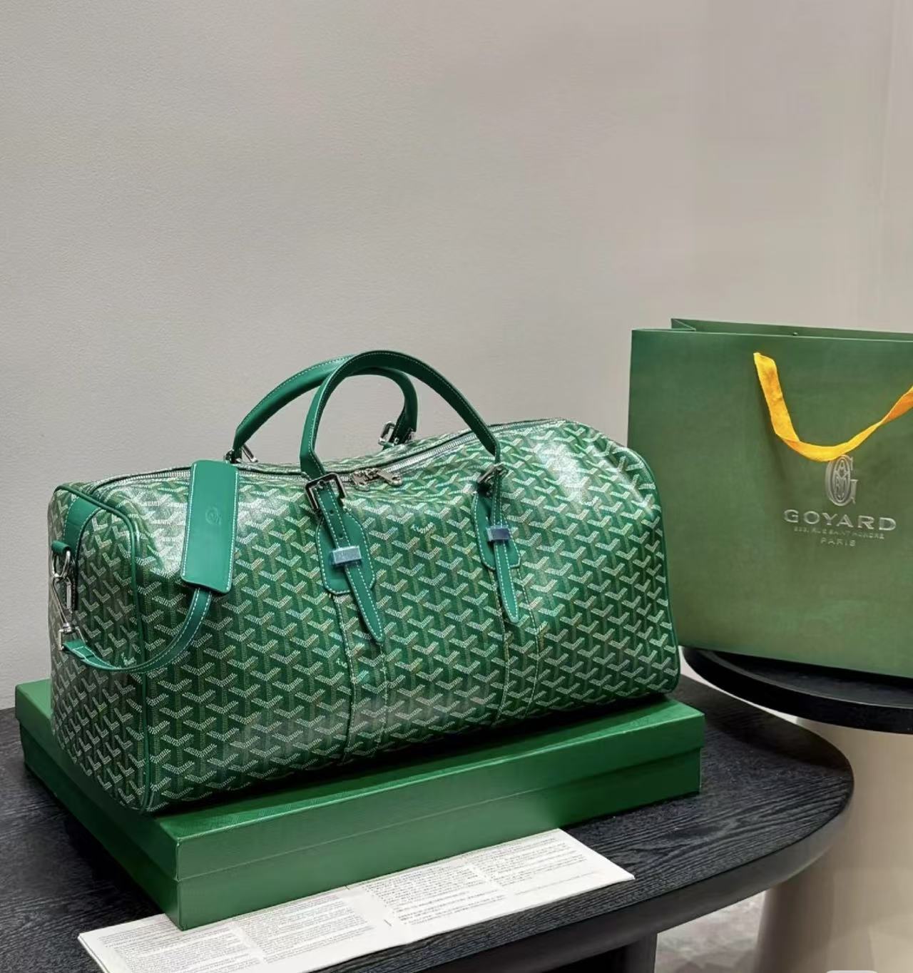 Printed travel bag and fitness bag