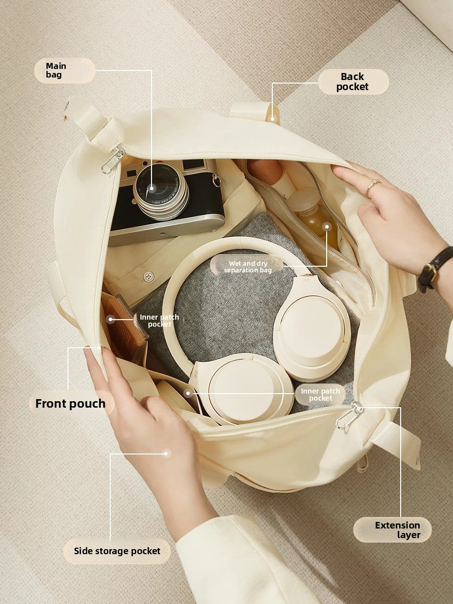 Large-capacity travel bag for women