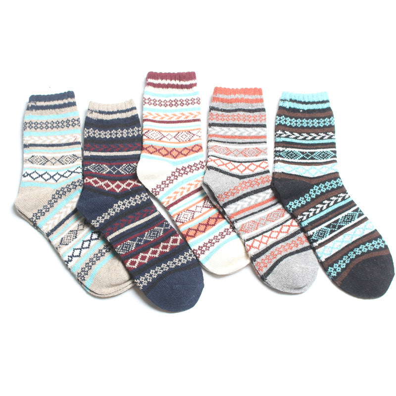Rabbit wool socks men's business socks