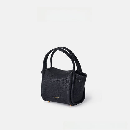 Songmont Mini Genuine Leather Bucket Bag