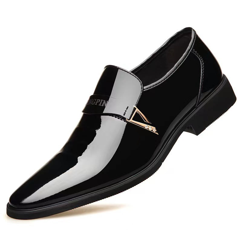 Mens Leather Shoes Business Casual Formal British Style