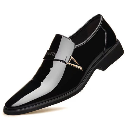 Mens Leather Shoes Business Casual Formal British Style