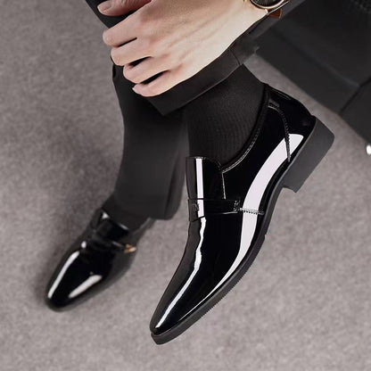 Mens Leather Shoes Business Casual Formal British Style