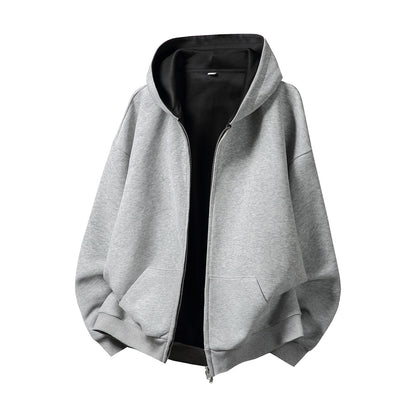 Hooded Sweatshirt Men's Loose Cardigan Jacket