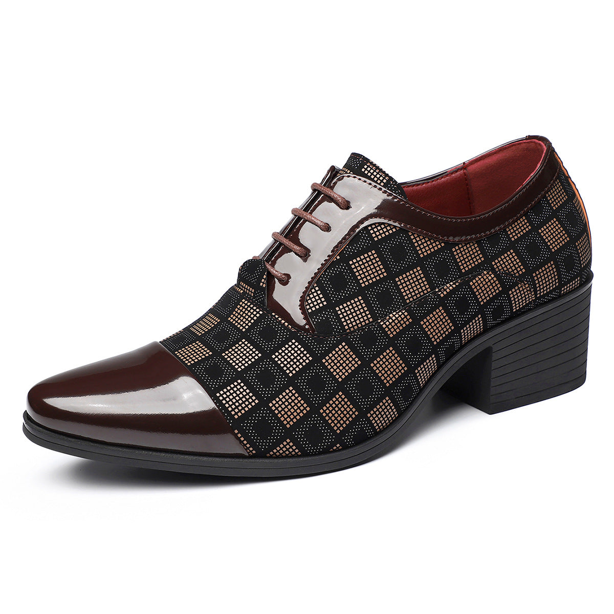 Men's Fashionable Pointed Toe Casual Leather Shoes