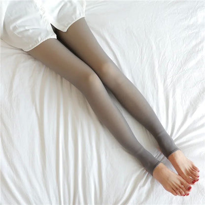 Thick Thermal Tights Stockings Women Warm Winter Sexy Transl