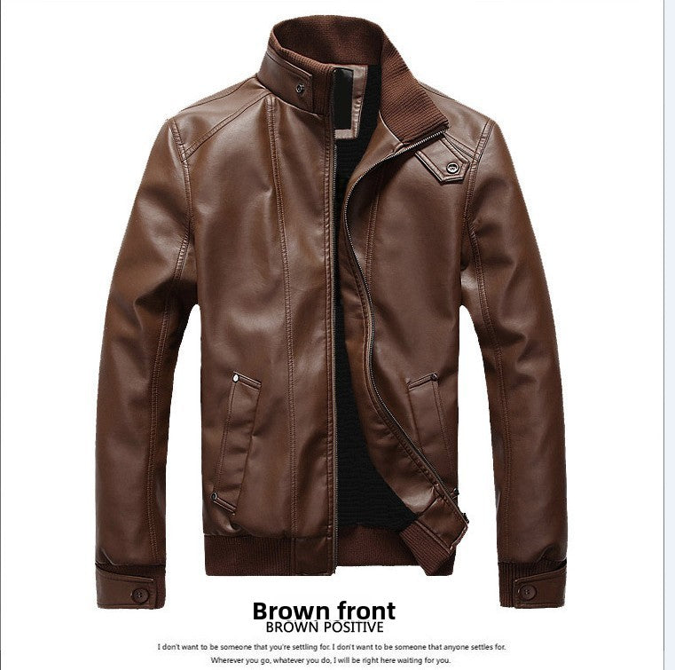 men's leather jacket