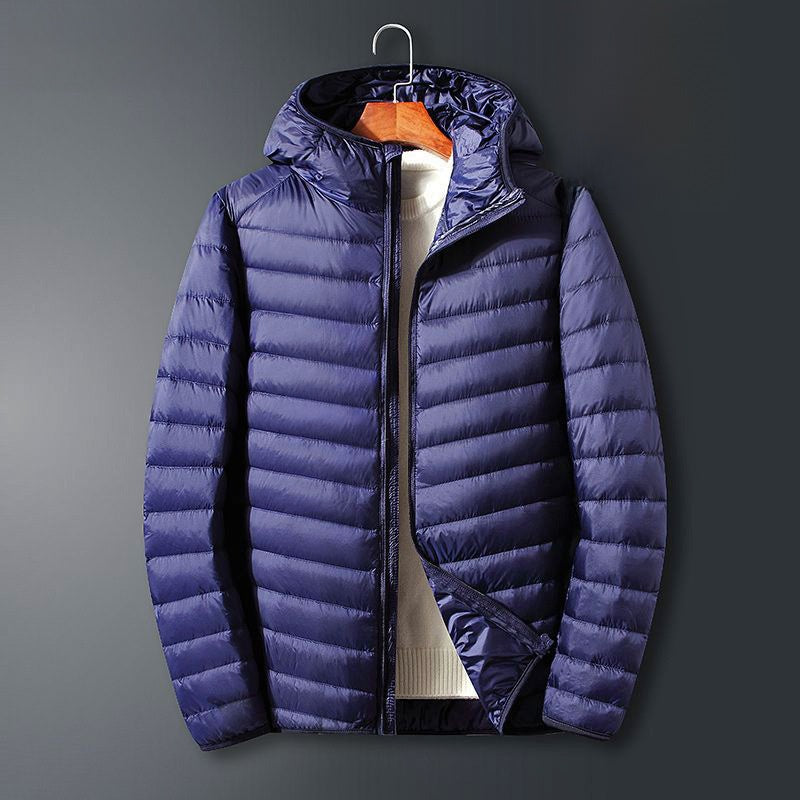 Men's Lightweight Hooded Down Jacket