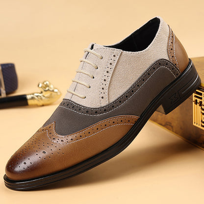 Men leather shoes