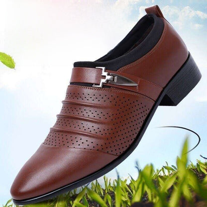 Men's Formal Leather Shoes Casual Business Slip-On