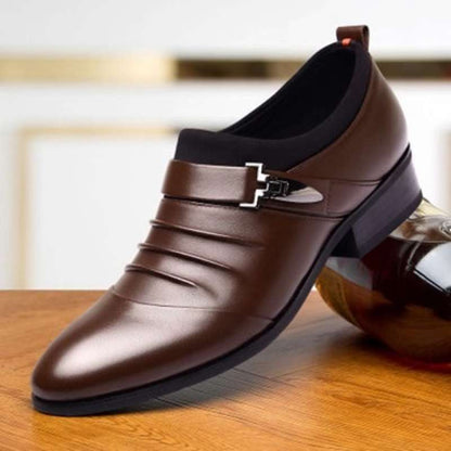 Men's Formal Leather Shoes Casual Business Slip-On