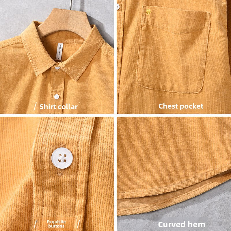 Men's Cotton Corduroy Shirt Jacket