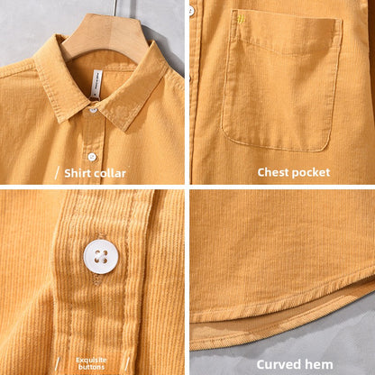 Men's Cotton Corduroy Shirt Jacket