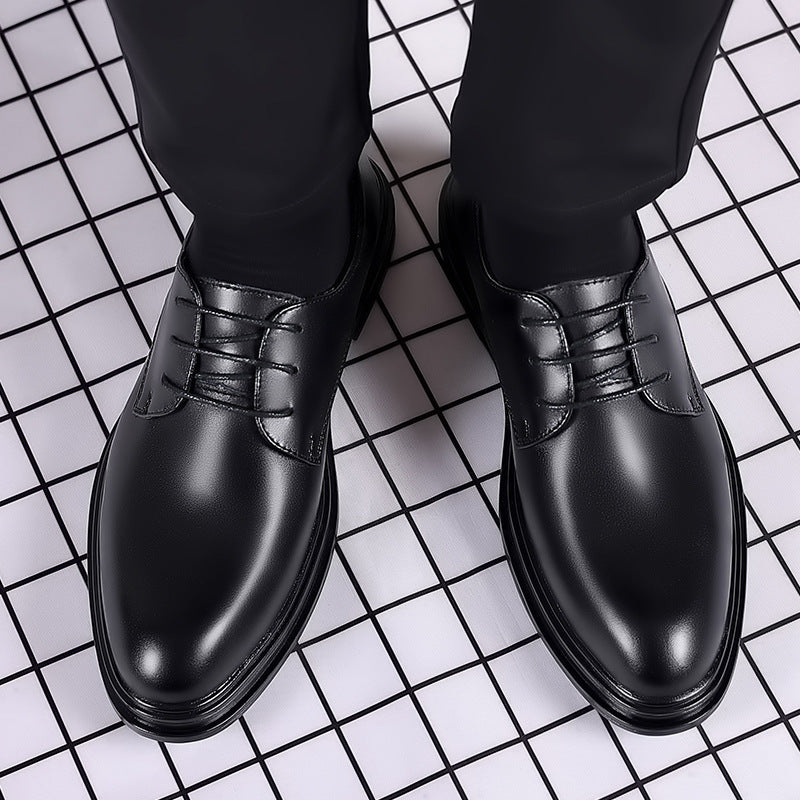Leather men's shoes