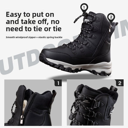 Waterproof Fleece-Lined Snow Boots