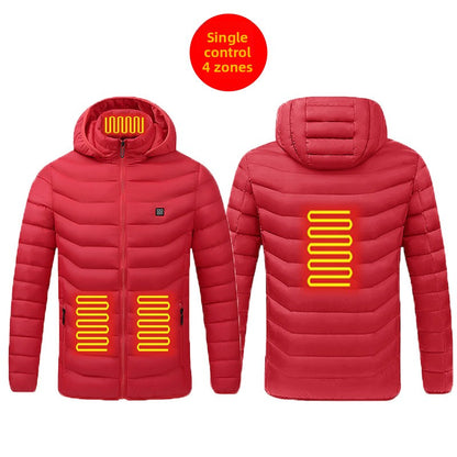 USB Electric Heating Winter Jacket for Men and Women