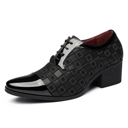 Men's Fashionable Pointed Toe Casual Leather Shoes