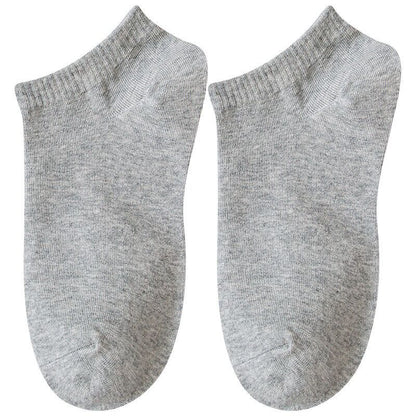 Unisex Low-Cut Solid Socks