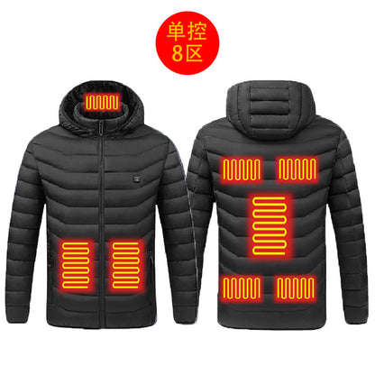 USB Electric Heating Winter Jacket for Men and Women