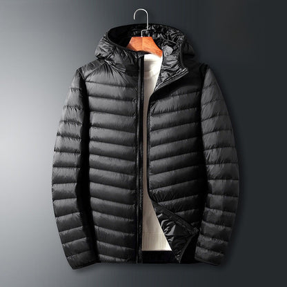 Men's Lightweight Hooded Down Jacket