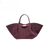 Burgundy suede small size