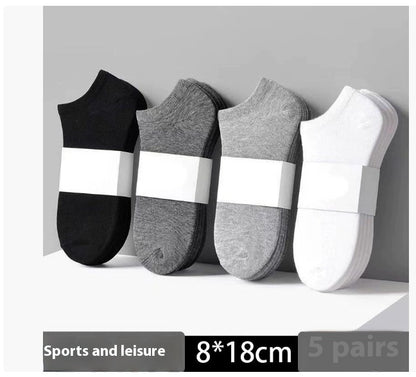Unisex Low-Cut Solid Socks