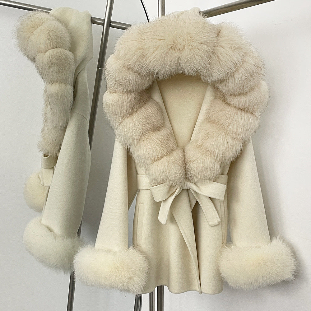 Double-Sided Wool Coat Women's Woolen Jacket