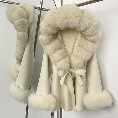 Double-Sided Wool Coat Women's Woolen Jacket