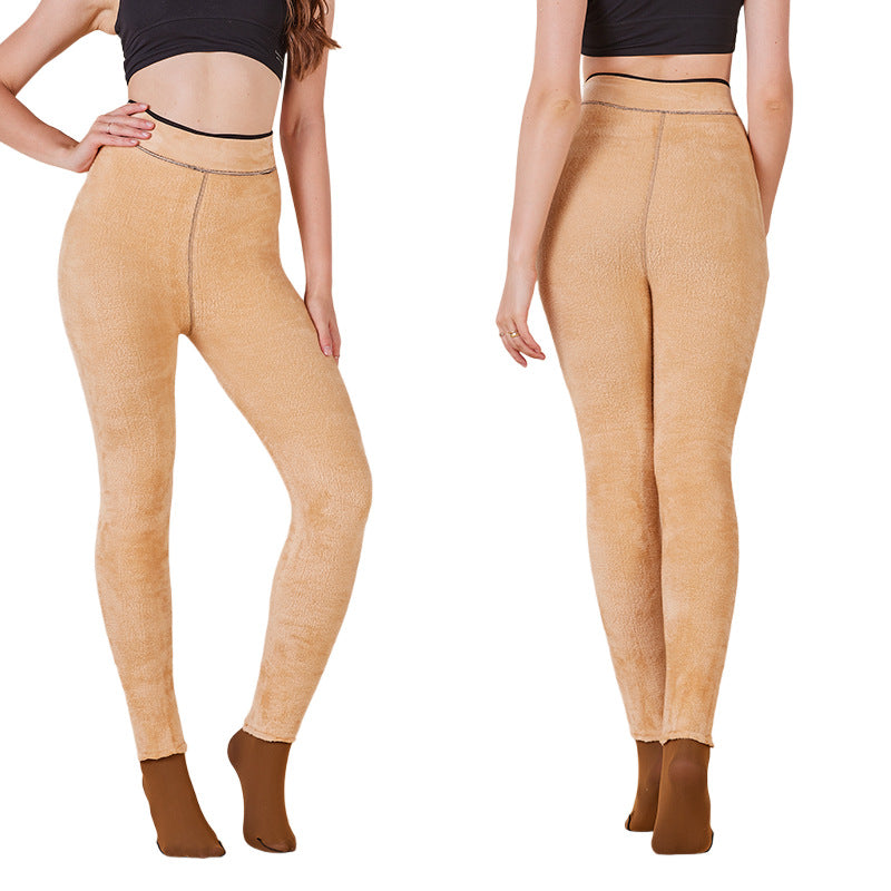Fleece-Lined High Elastic Leggings