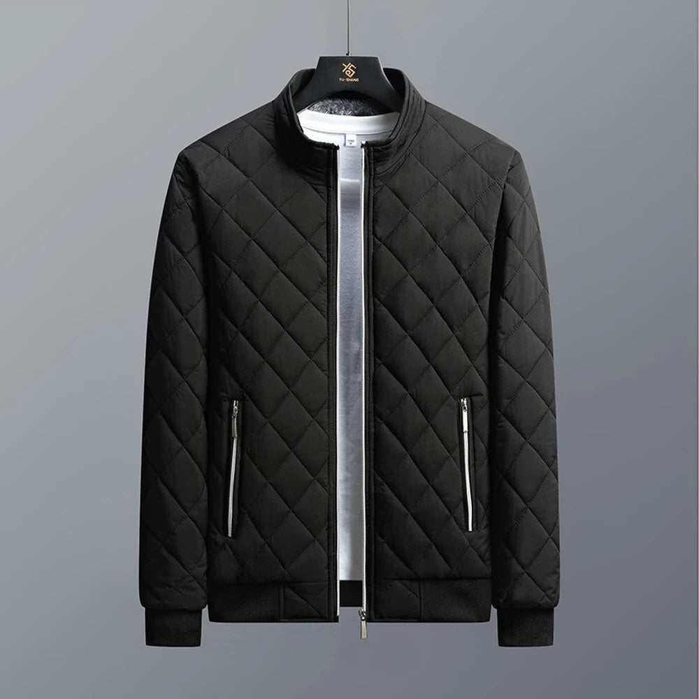 Men's Warm Stand Collar Bomber Jacket