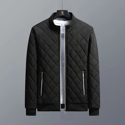 Men's Warm Stand Collar Bomber Jacket