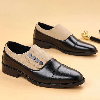 Mens Fashion Pointed Toe Leather Shoes