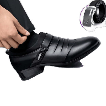 Men's Formal Leather Shoes Casual Business Slip-On