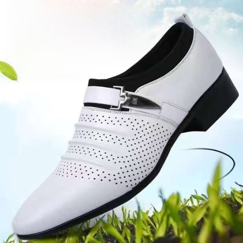 Men's Formal Leather Shoes Casual Business Slip-On