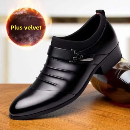 Men's Formal Leather Shoes Casual Business Slip-On