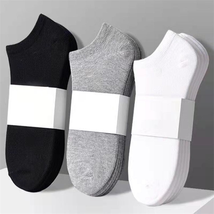 Unisex Low-Cut Solid Socks