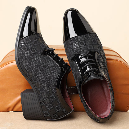 Men's Fashionable Pointed Toe Casual Leather Shoes