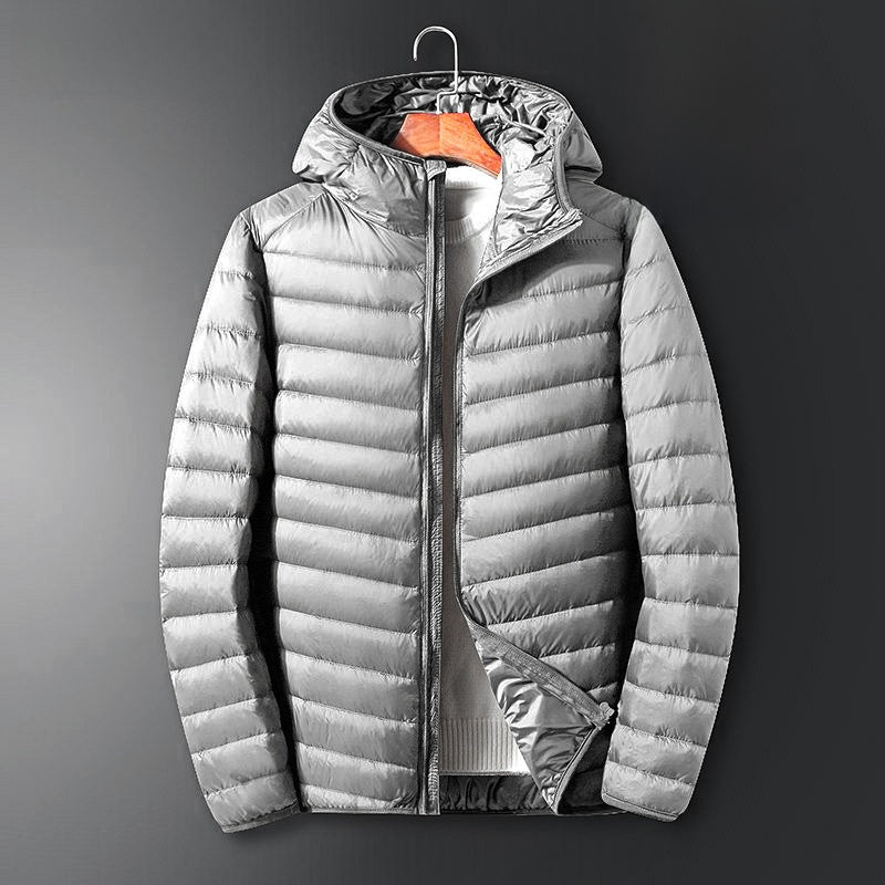 Men's Lightweight Hooded Down Jacket