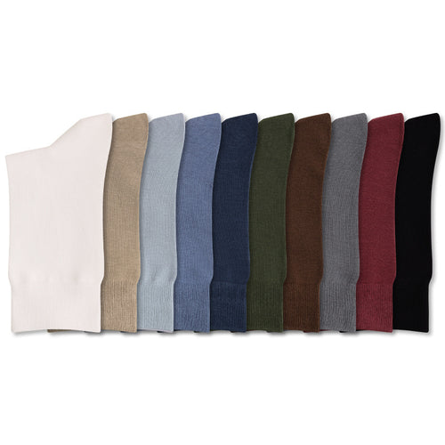 Pure Cotton Casual Antibacterial Deodorizing Mid-calf Socks