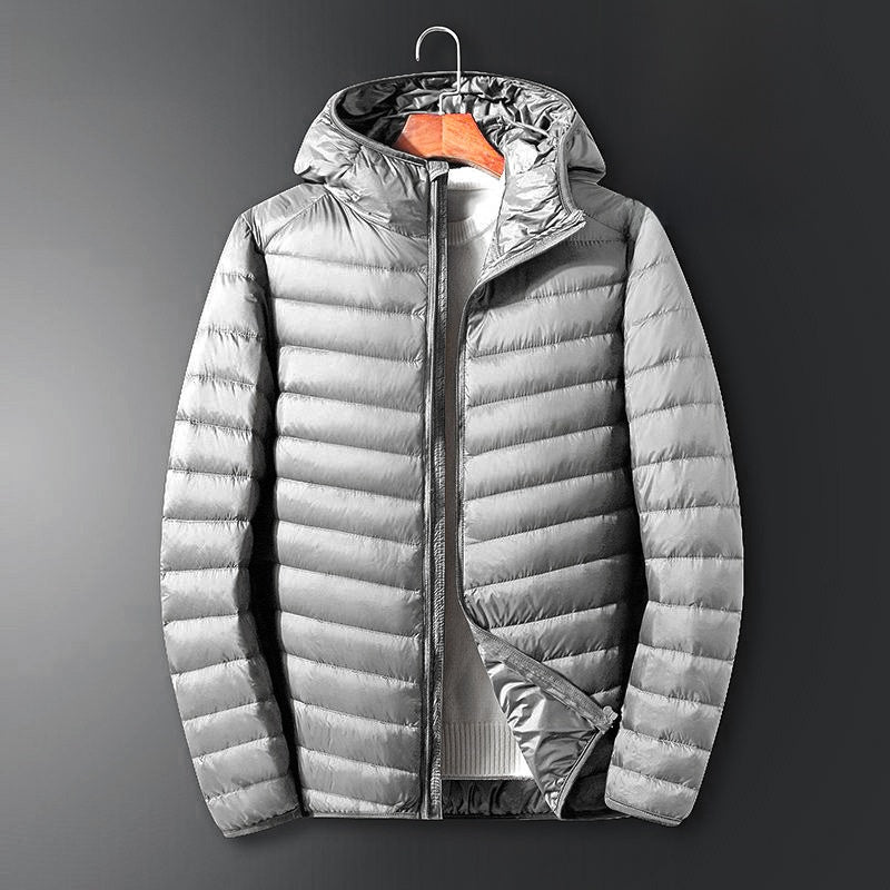 Men's Lightweight Hooded Down Jacket
