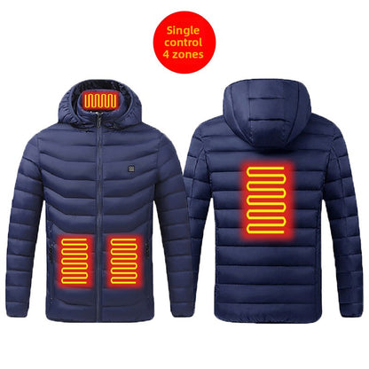 USB Electric Heating Winter Jacket for Men and Women