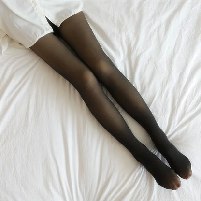 Thick Thermal Tights Stockings Women Warm Winter Sexy Transl