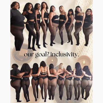 Wool Lined Sheer Tights