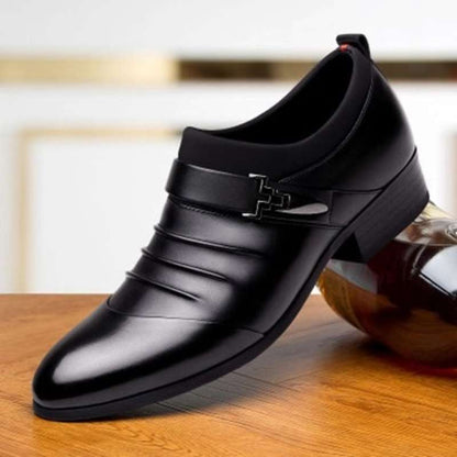 Men's Formal Leather Shoes Casual Business Slip-On